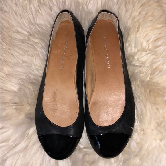 Franco Sarto ZIPPY Leather Ballet Flats - Picture 1 of 6
